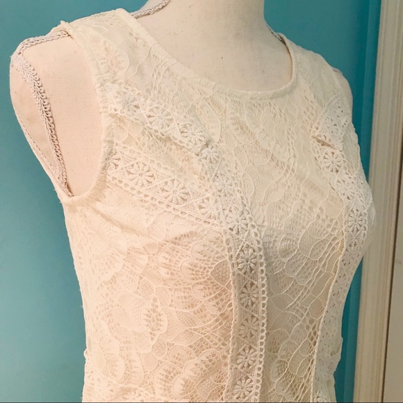 NWOT Hyfve White Lace Crochet Dress (Small) - Picture 5 of 8